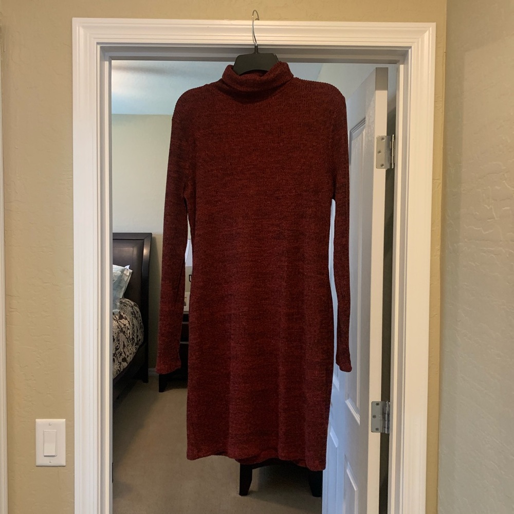 Kohl’s SO Wine Marble Sweater Dress